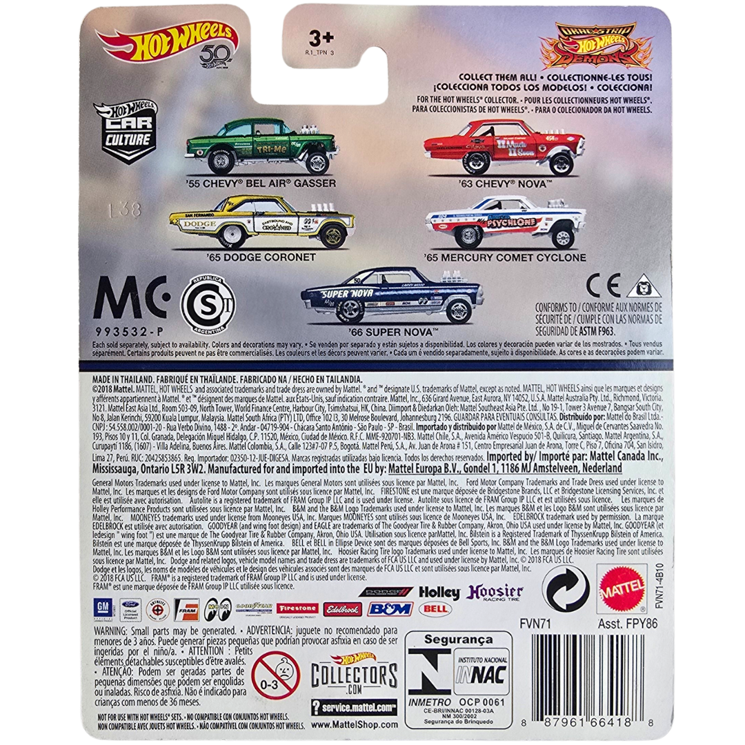 Hot Wheels Premium (Drag Strip Demons) - '65 Mercury Comet Cyclone