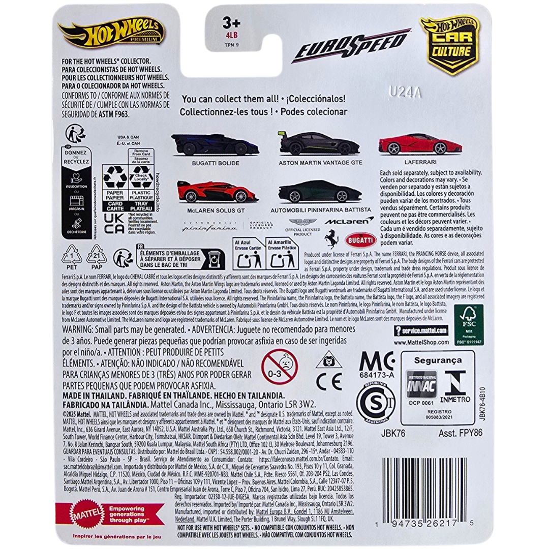 Hot Wheels Premium (Euro Speed) - Aston Martin Vantage GTE