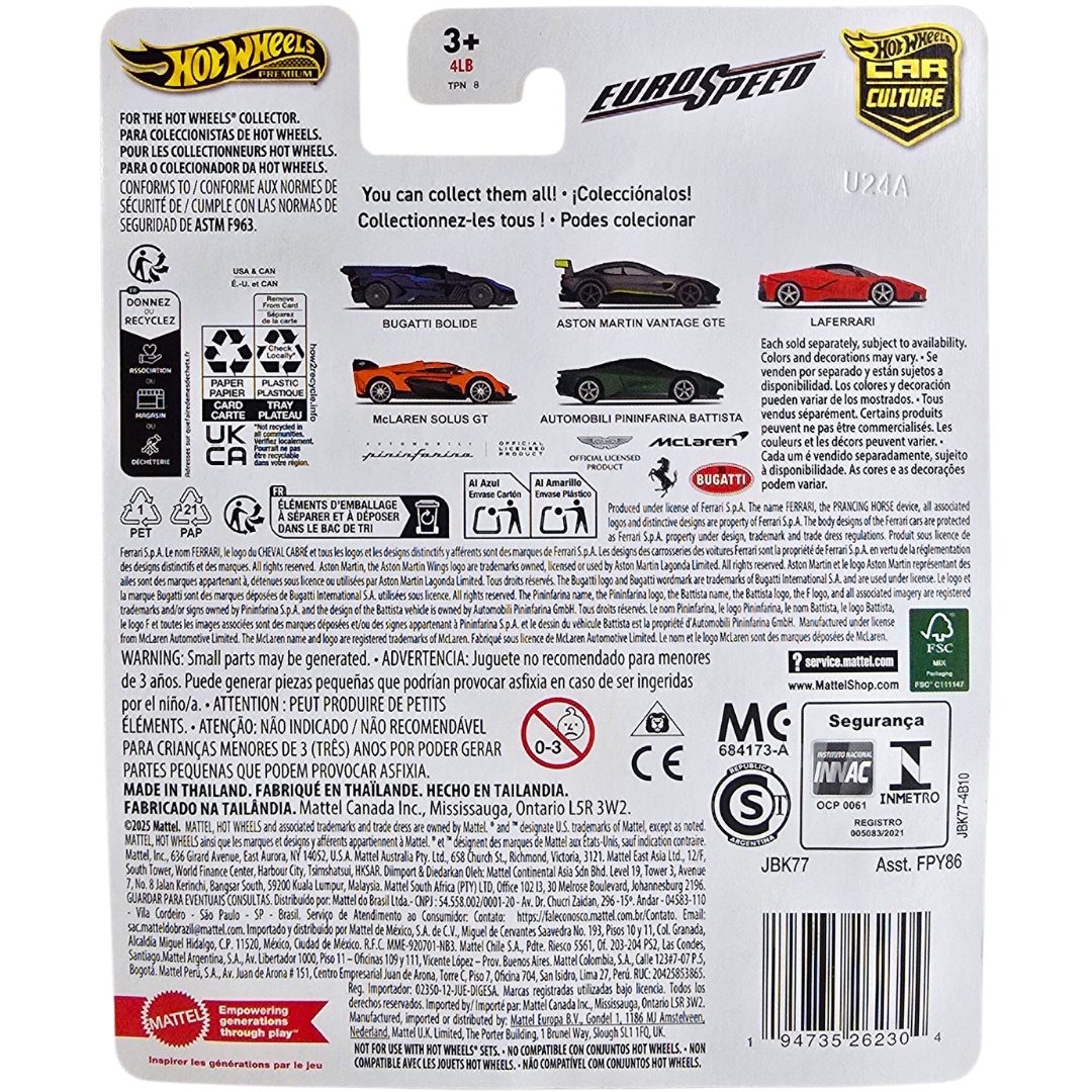 Hot Wheels Premium (Euro Speed) - Automobili Pininfarina Battista