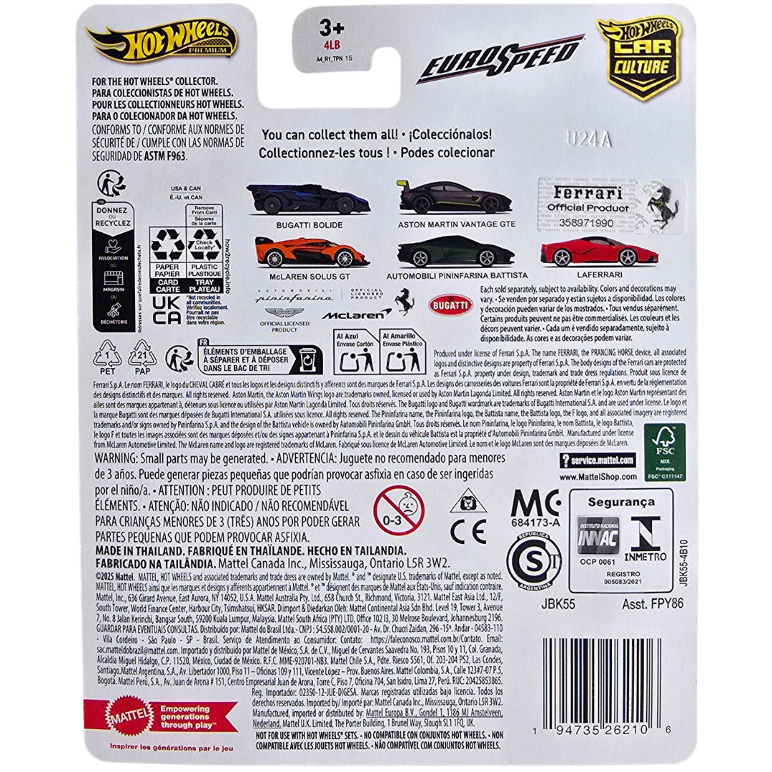 Hot Wheels Premium (Euro Speed) - Laferrari