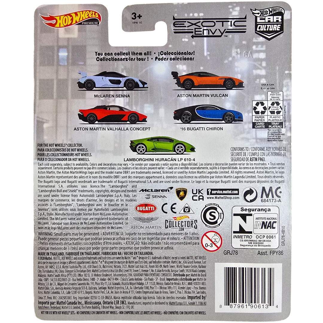 Hot Wheels Premium (Exotic Envy) - McLaren Senna