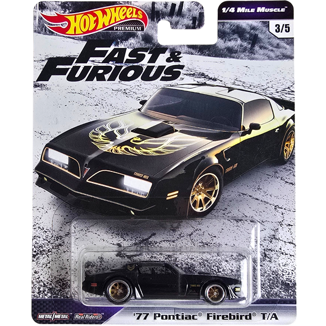 Hot Wheels Premium (Fast & Furious - 1/4 Mile Muscle) - '77 Pontiac Firebird T/A