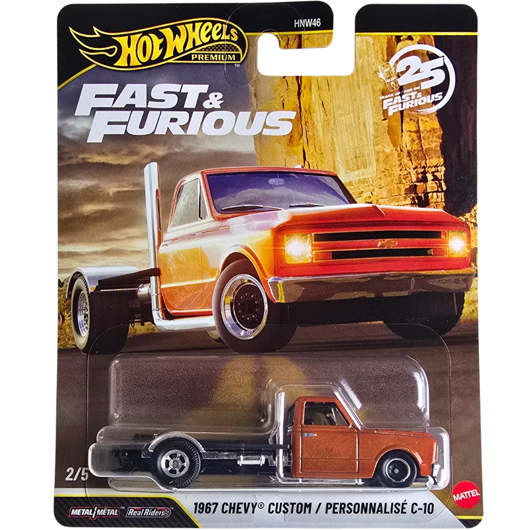 Hot Wheels Premium (Fast & Furious - 25 Years/Ans Of Fast & Furious) - 1967 Chevy Custom / Personnalisé C-10