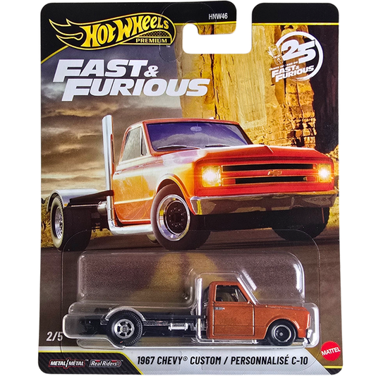 Hot Wheels Premium (Fast & Furious - 25 Years/Ans Of Fast & Furious) - 1967 Chevy Custom / Personnalisé C-10