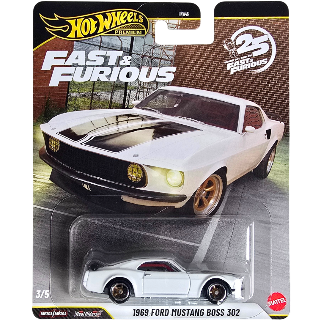 Hot Wheels Premium (Fast & Furious - 25 Years/Ans Of Fast & Furious) - 1969 Ford Mustang Boss 302