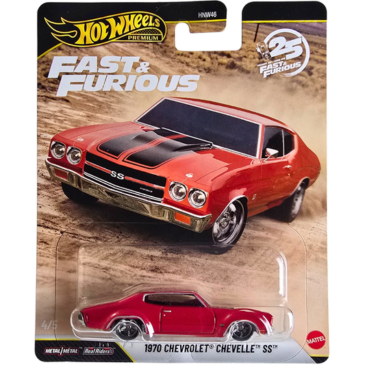 Hot Wheels Premium (Fast & Furious - 25 Years/Ans Of Fast & Furious) - 1970 Chevrolet Chevelle SS