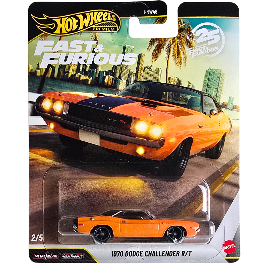 Hot Wheels Premium (Fast & Furious - 25 Years-Ans Of Fast & Furious) - 1970 Dodge Challenger R/T