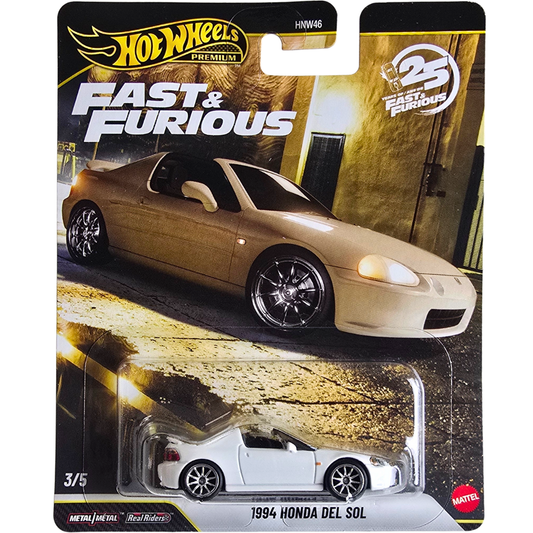 Hot Wheels Premium (Fast & Furious - 25 Years/Ans Of Fast & Furious) - 1994 Honda Del Sol
