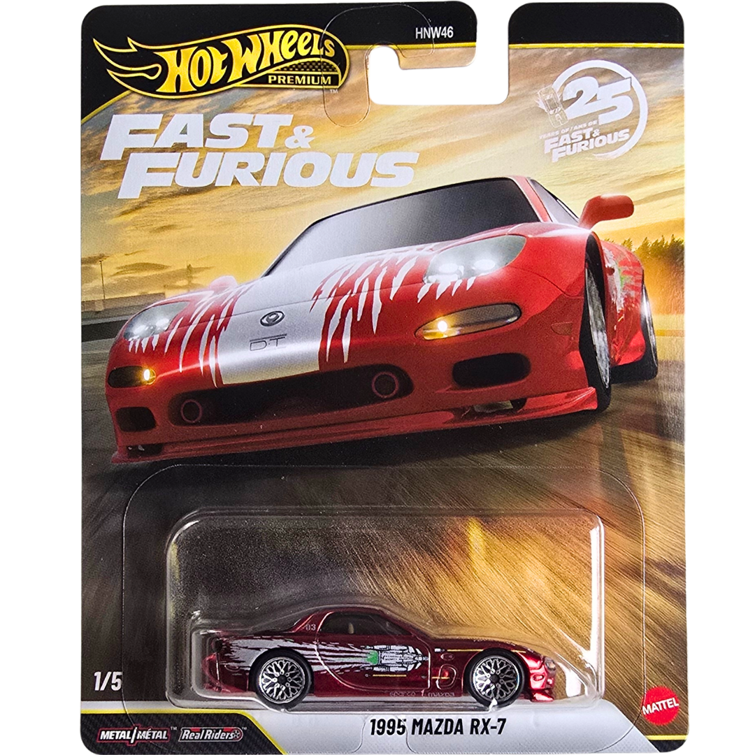 Hot Wheels Premium (Fast & Furious - 25 Years/Ans Of Fast & Furious) - 1995 Mazda RX-7