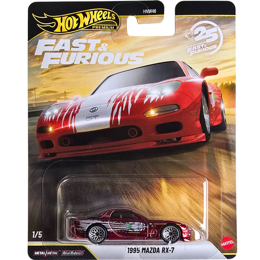 Hot Wheels Premium (Fast & Furious - 25 Years/Ans Of Fast & Furious) - 1995 Mazda RX-7