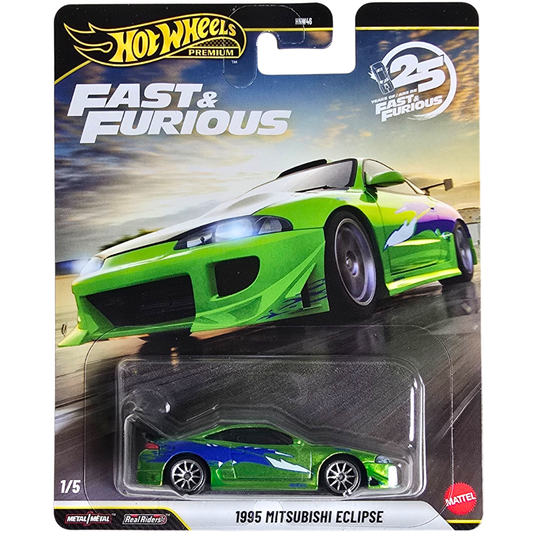 Hot Wheels Premium (Fast & Furious - 25 Years-Ans Of Fast & Furious) - 1995 Mitsubishi Eclipse