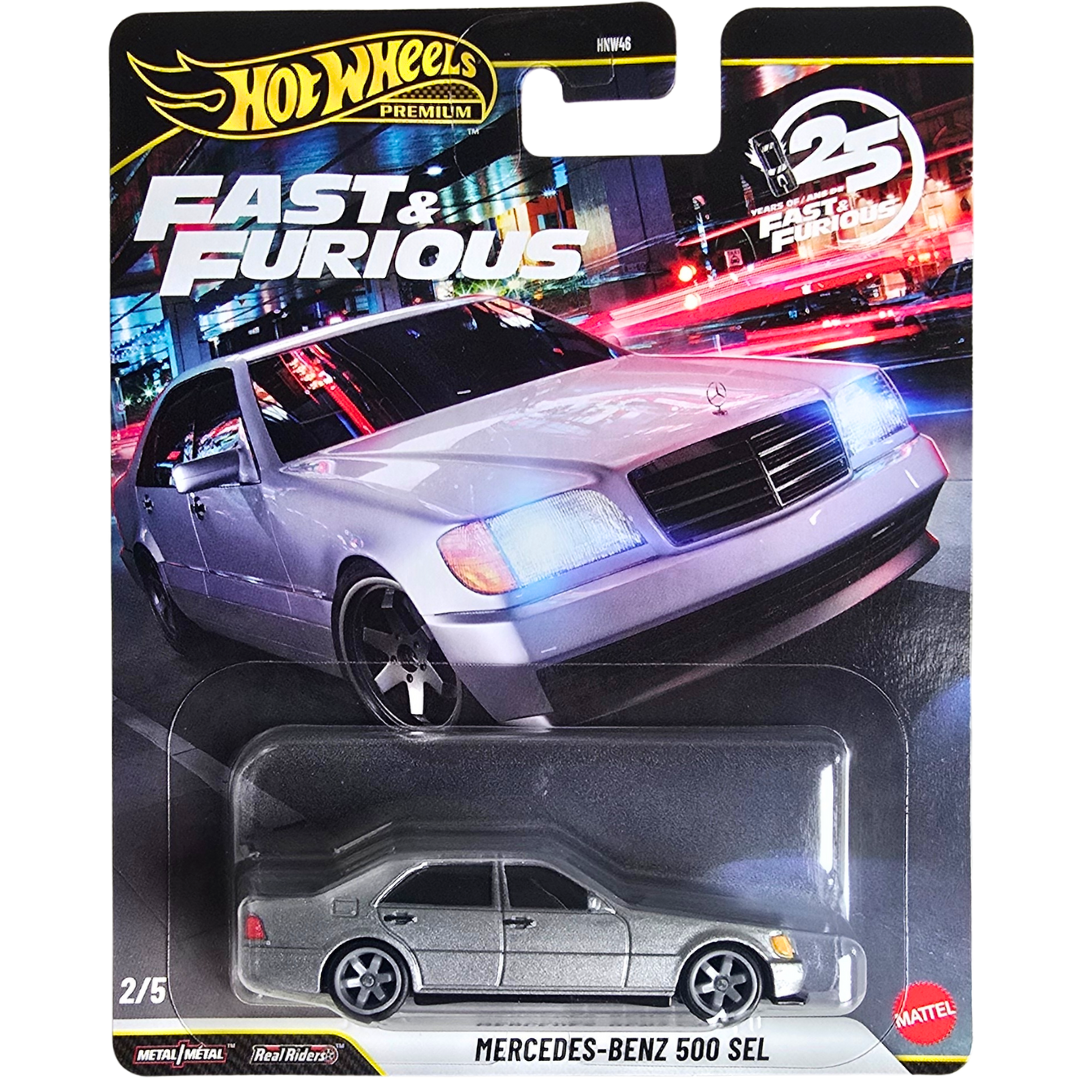 Hot Wheels Premium (Fast & Furious - 25 Years/Ans Of Fast & Furious) - Mercedes-Benz 500 SEL