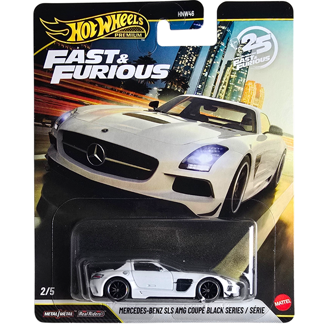 Hot Wheels Premium (Fast & Furious - 25 Years-Ans Of Fast & Furious) - Mercedes-Benz SLS AMG Coupé Black Series - Série