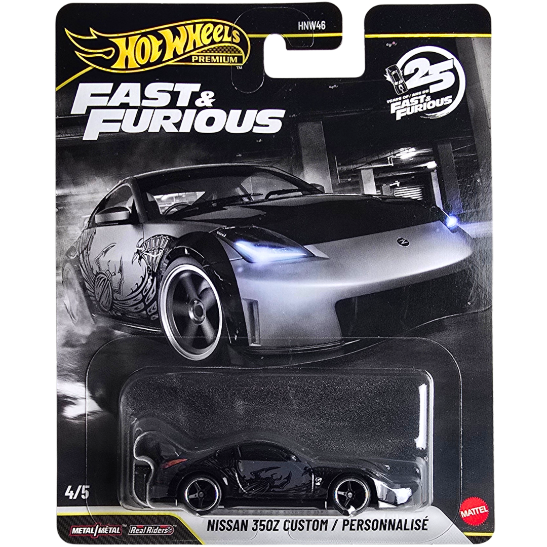 Hot Wheels Premium (Fast & Furious - 25 Years-Ans Of Fast & Furious) - Nissan 350Z Custom / Personalisé