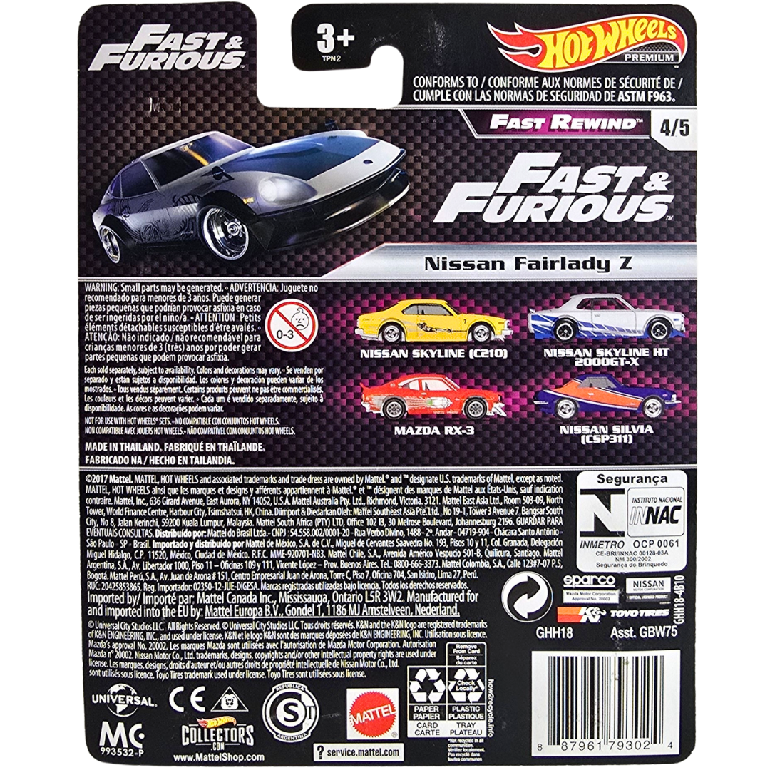 Hot Wheels Premium (Fast & Furious) - Nissan Fairlady Z