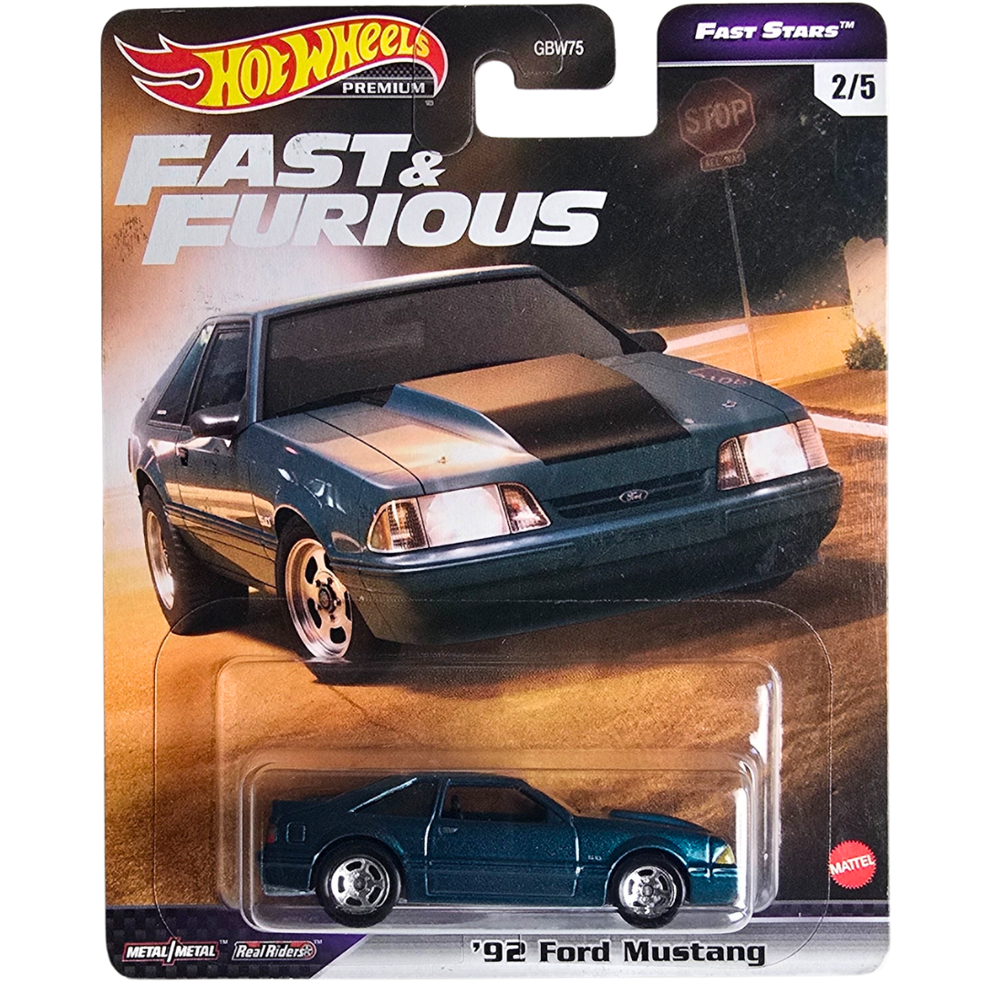 Hot Wheels Premium (Fast & Furious - Fast Stars) - '92 Ford Mustang