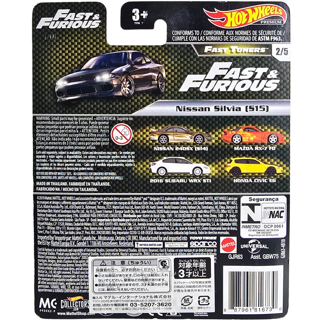 Hot Wheels Premium (Fast & Furious - Fast Tuners) - Nissan Silvia (S15)