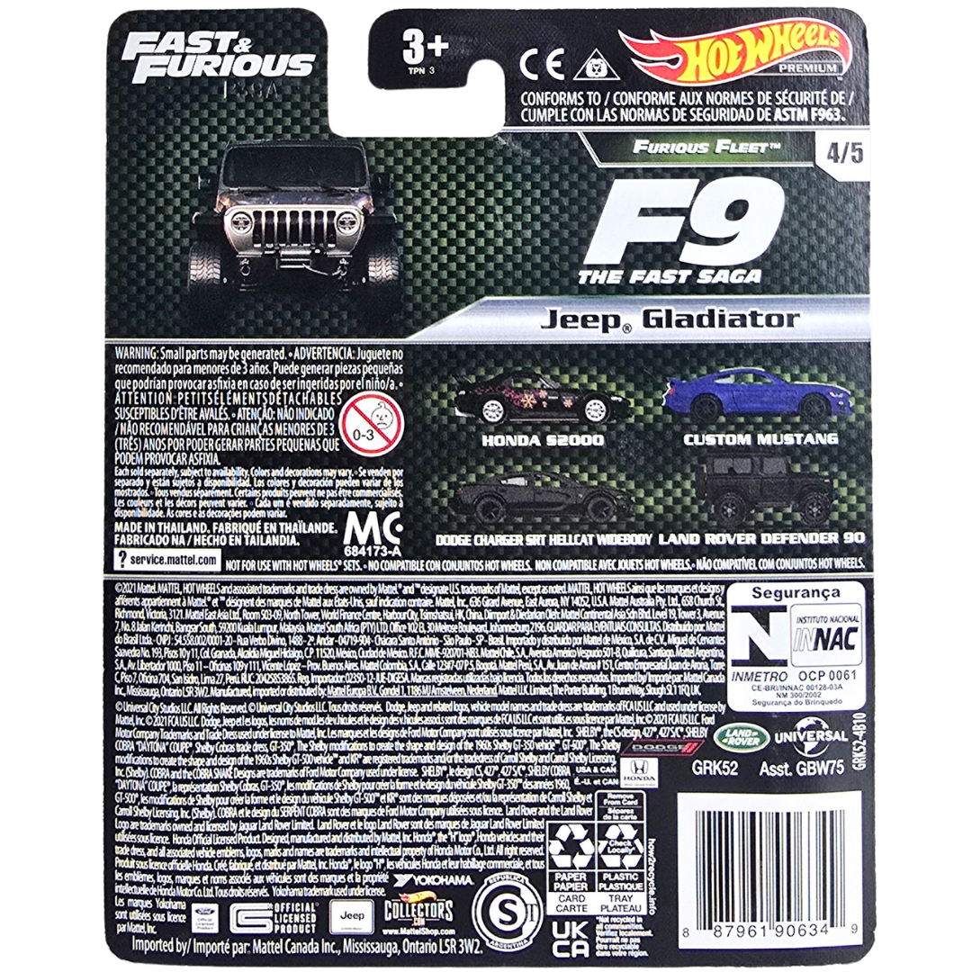 Hot Wheels Premium (Fast & Furious - Furious Fleet) - Jeep Gladiator
