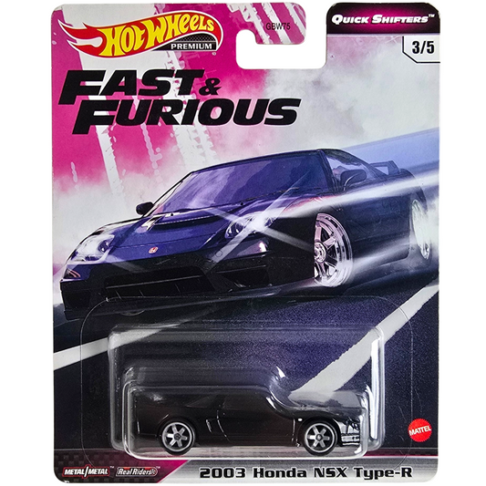 Hot Wheels Premium (Fast & Furious - Quick Shifters) - 2003 Honda NSX Type-R