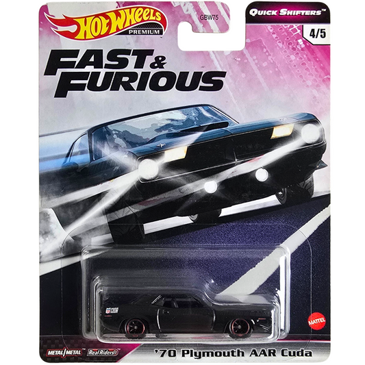 Hot Wheels Premium (Fast & Furious - Quick Shifters) - '70 Plymouth AAR Cuda