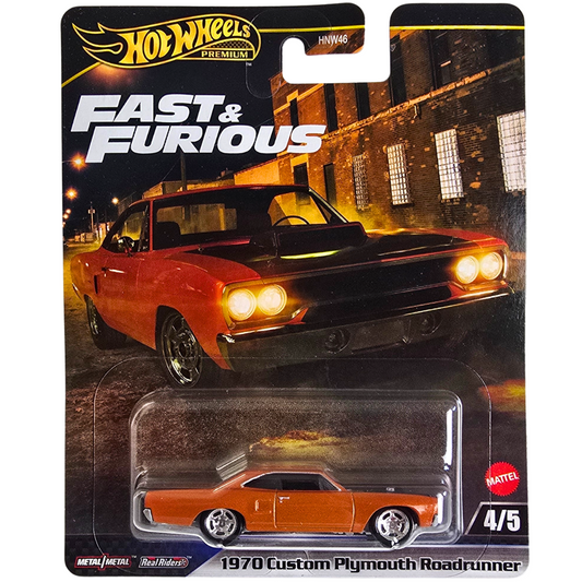 Hot Wheels Premium (Fast & Furious) - 1970 Custom Plymouth Roadrunner
