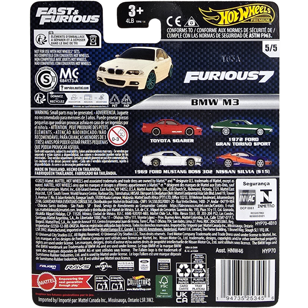 Hot Wheels Premium (Fast & Furious) - BMW M3