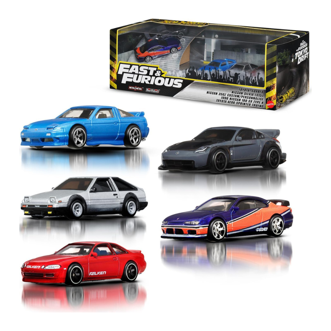 Hot Wheels Premium (Fast & Furious) -  Set Tokyo Drift