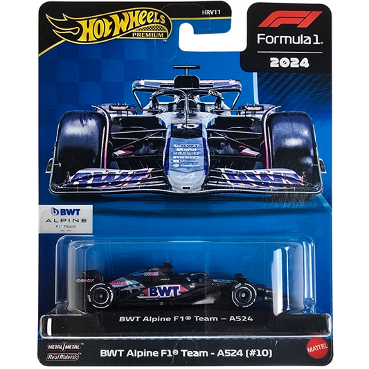 Hot Wheels Premium (Formula 1 2024) - BWT Alpine F1 Team - A524 (#10)