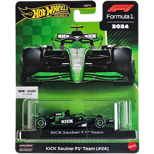 Hot Wheels Premium (Formula 1 2024) - KICK Sauber F1 Team (#24)