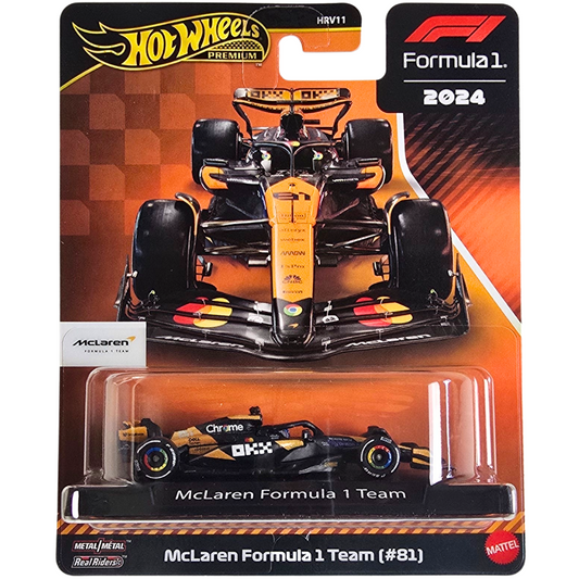 Hot Wheels Premium (Formula 1 2024) - McLaren Formula 1 Team (#81)