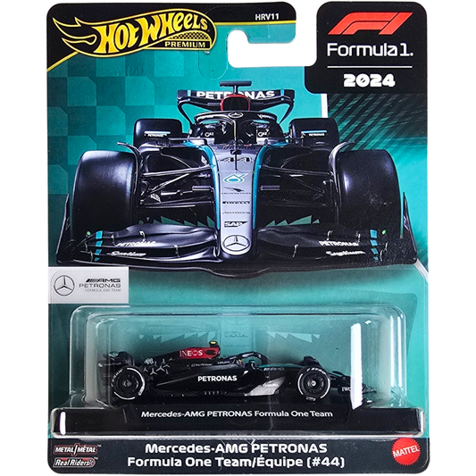 Hot Wheels Premium (Formula 1 2024) - Mercedes-AMG PETRONAS Formula One Team/Équipe (#44)