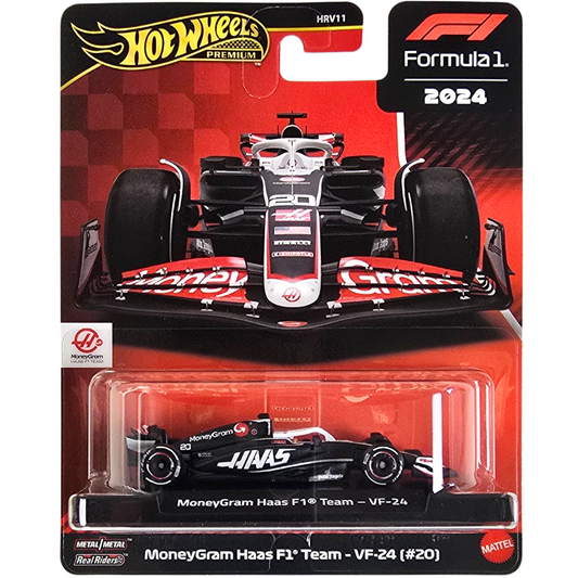Hot Wheels Premium (Formula 1 2024) - MoneyGram Haas F1 Team - VF-24 (#20)