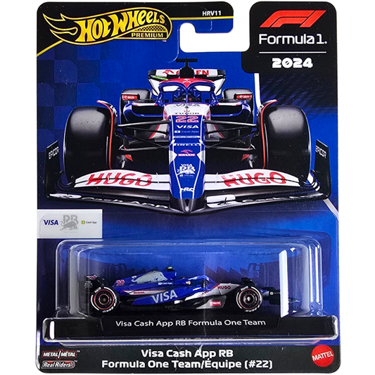 Hot Wheels Premium (Formula 1 2024) - Visa Cash App RB Formula One Team/Équipe (#22)