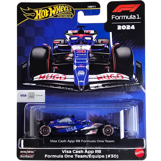 Hot Wheels Premium (Formula 1 2024) - Visa Cash App RB Formula One Team/Équipe (#30)
