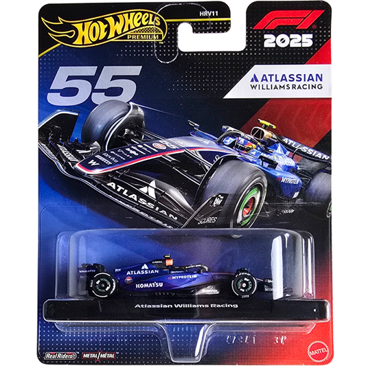 Hot Wheels Premium (Formula 1 2025) - Atlassian Williams Racing (#55)