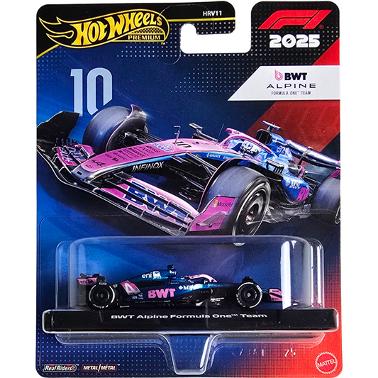 Hot Wheels Premium (Formula 1 2025) - BWT Alpine Formula One Team/Équipe (#10)