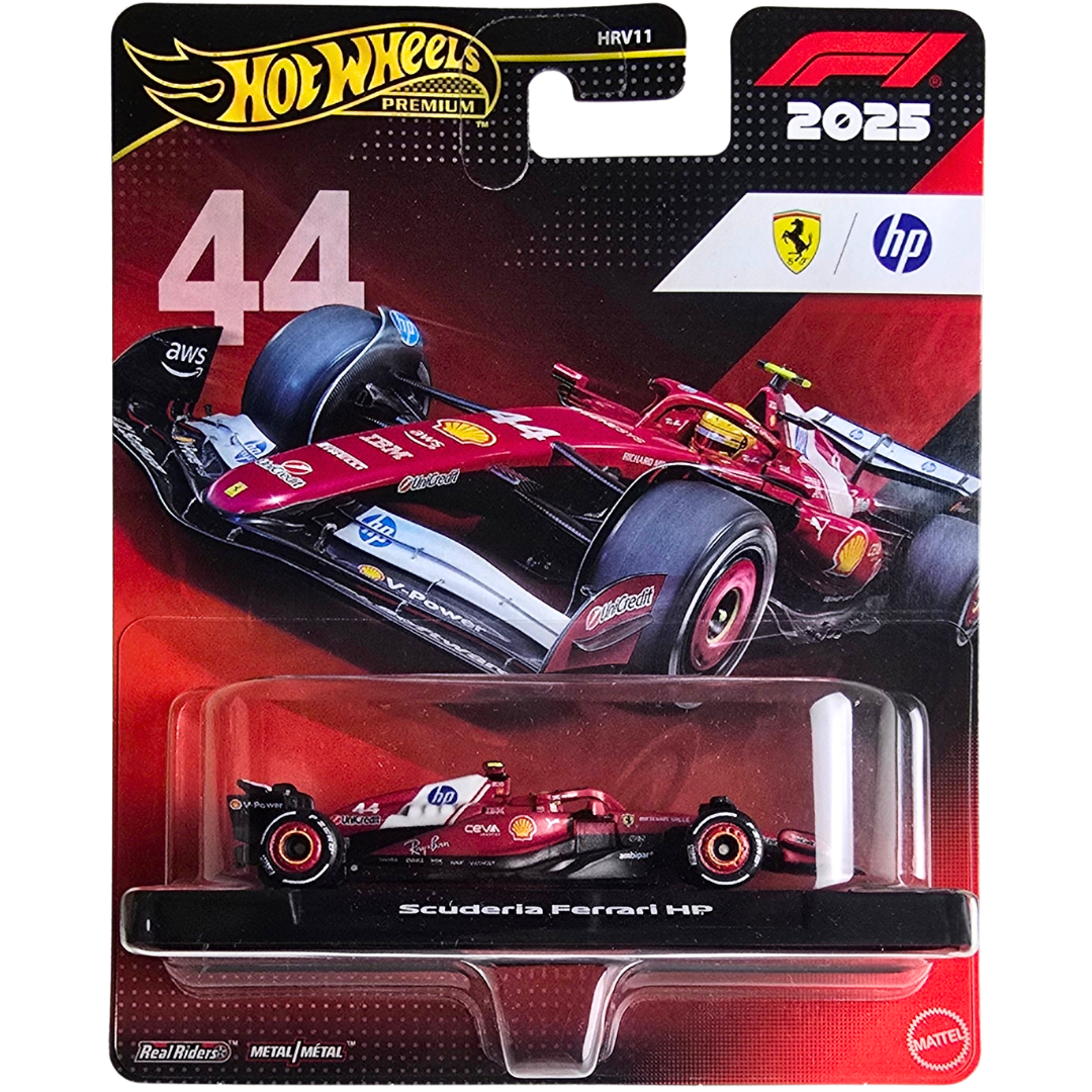 Hot Wheels Premium (Formula 1 2025) - Scuderia Ferrari HP (#44)