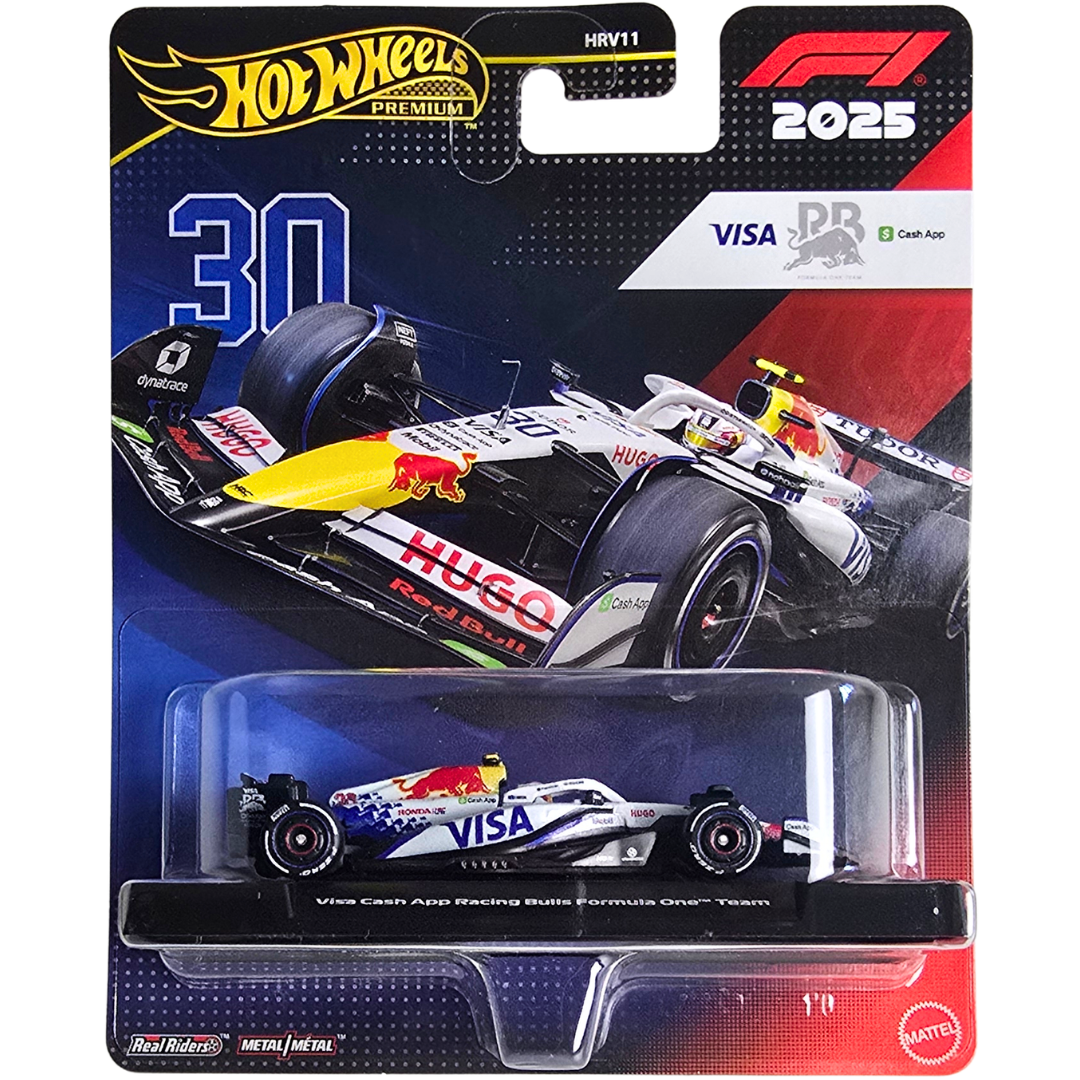 Hot Wheels Premium (Formula 1 2025) - Visa Cash App Racing Bulls Formula One Team/Équipe (#30)