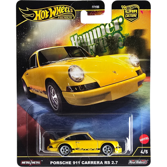 Hot Wheels Premium (Hammer Drops) - Porsche 911 Carrera RS 2.7