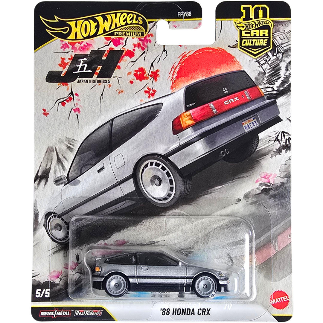 Hot Wheels Premium (Japan Historics 5) - '88 Honda CRX