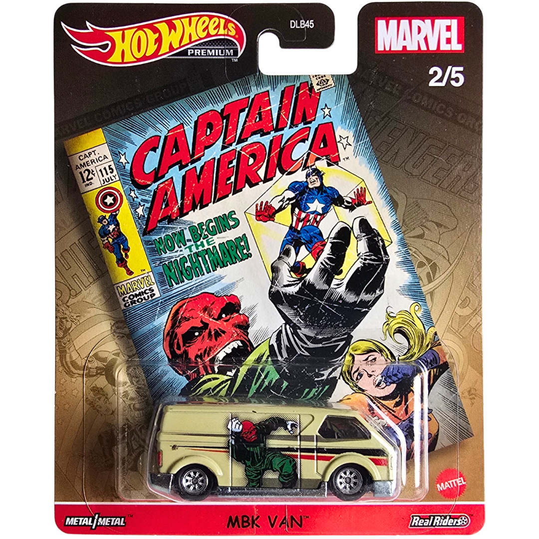Hot Wheels Premium (MARVEL - Captain America) - MBK Van