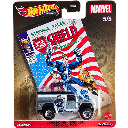 Hot Wheels Premium (MARVEL - Nick Fury, Agent Of S.H.I.E.L.D. and Doctor Strange) - Land Rover Defender 110 Hard Top