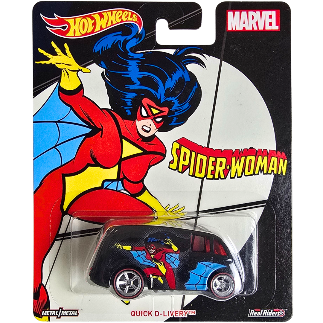 Hot Wheels Premium (Marvel - Spider-Woman) - Quick D-Livery