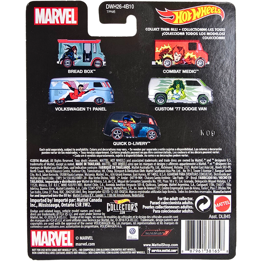 Hot Wheels Premium (Marvel - Spider-Woman) - Quick D-Livery