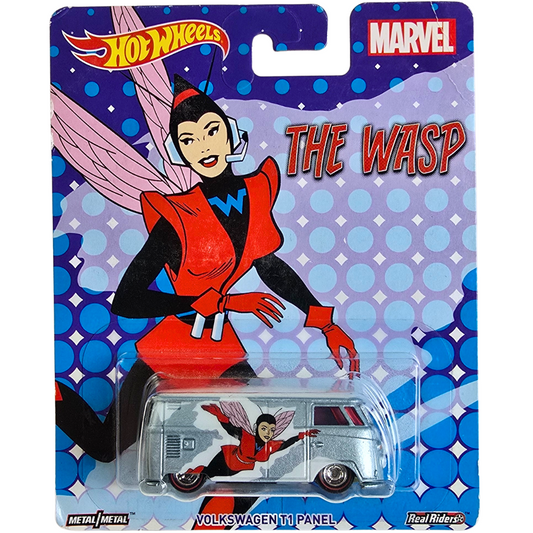 Hot Wheels Premium (Marvel - The Wasp) - Volkswagen T1 Panel (Vena en Blíster)