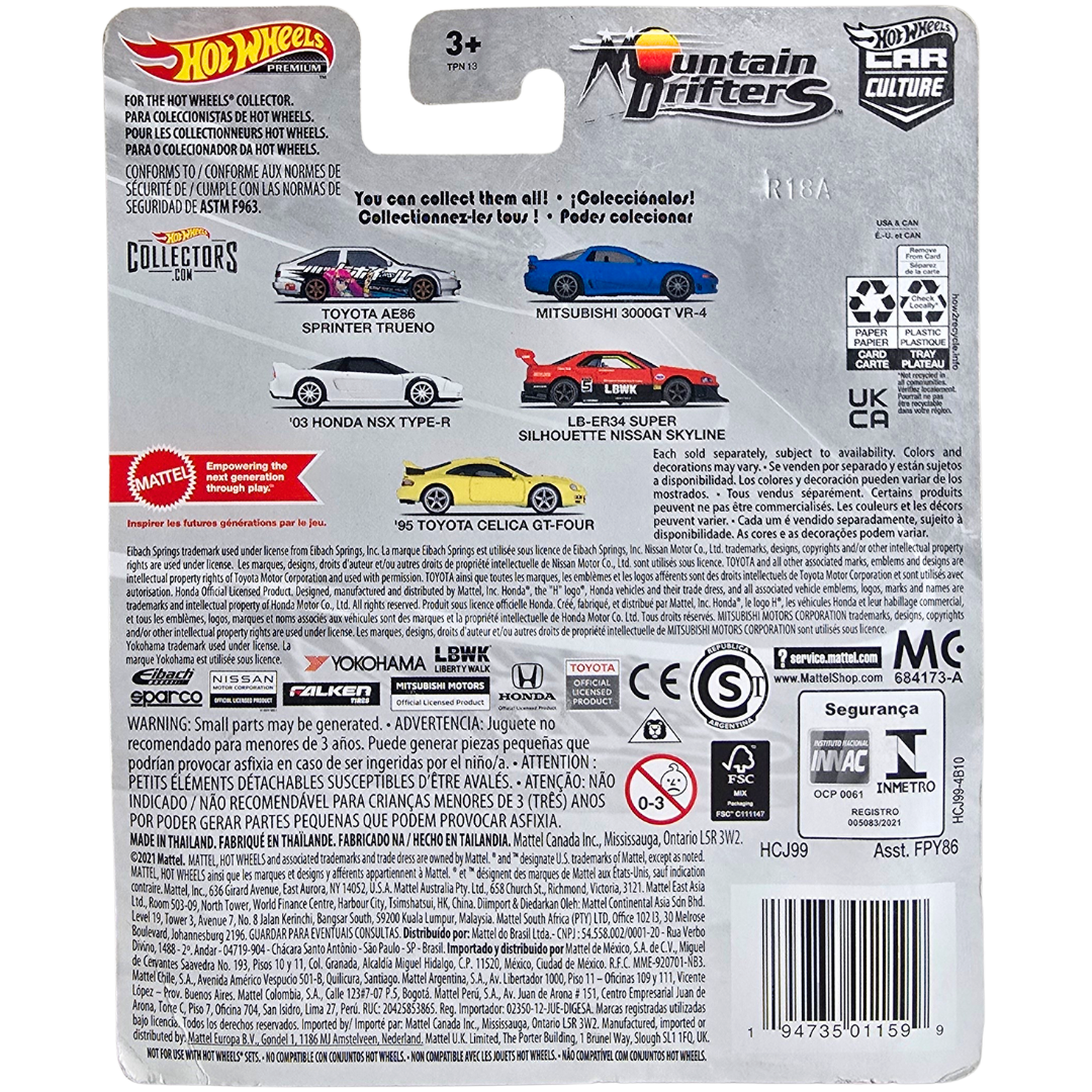 Hot Wheels Premium (Mountain Drifters) - Toyota AE86 Sprinter Trueno
