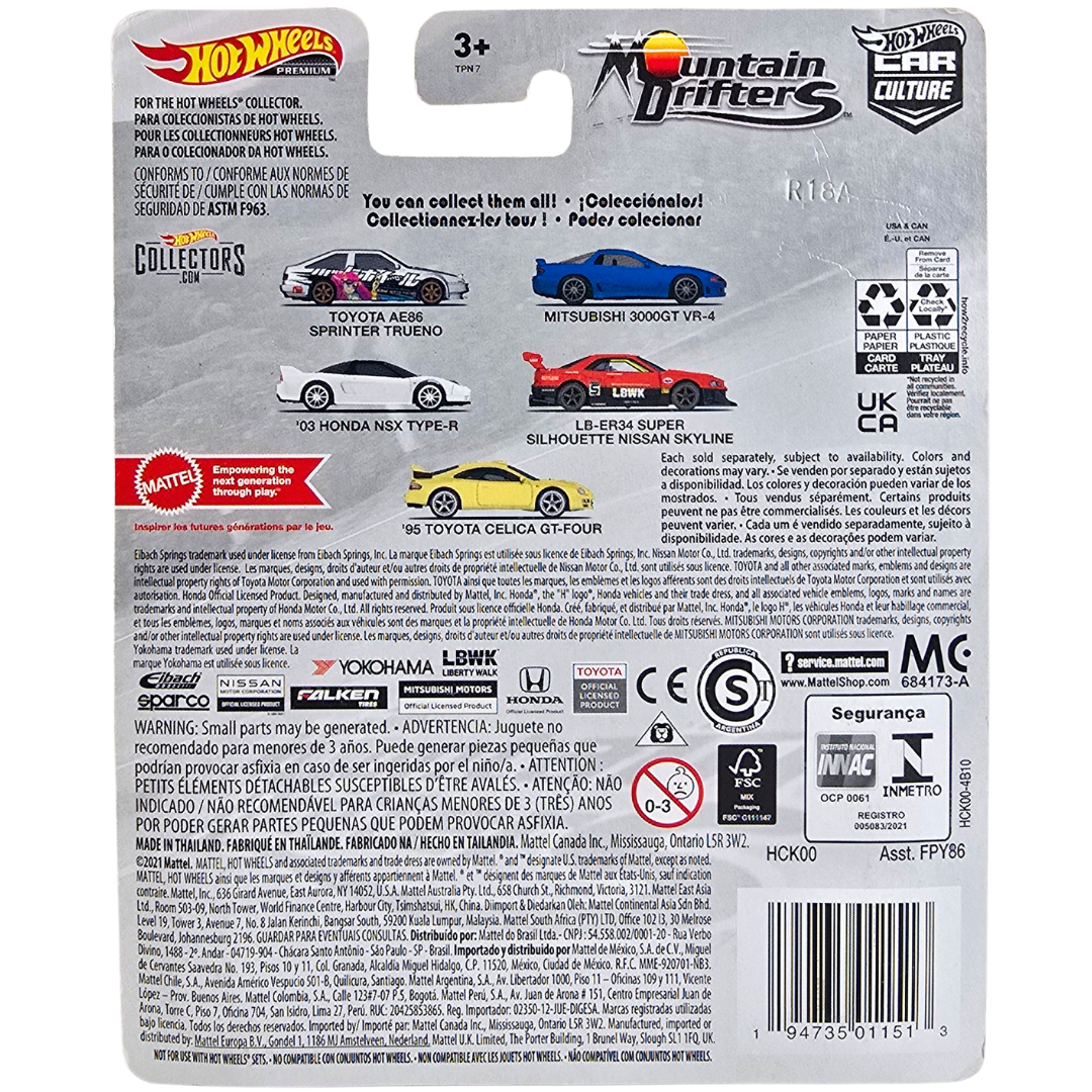 Hot Wheels Premium (Mountain Drifters) - '03 Honda NSX Type-R