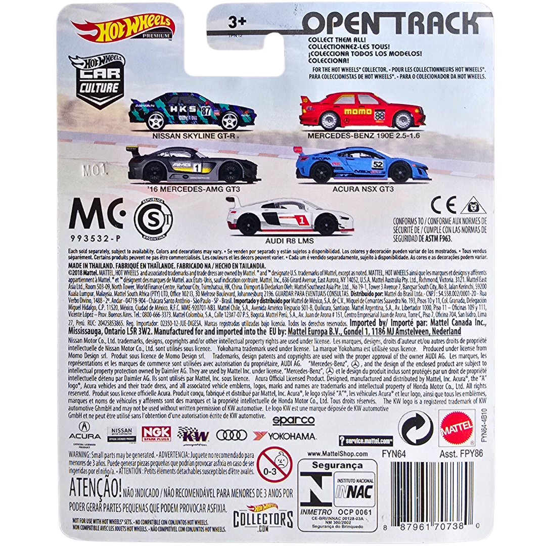Hot Wheels Premium (Open Track) - Audi R8 LMS