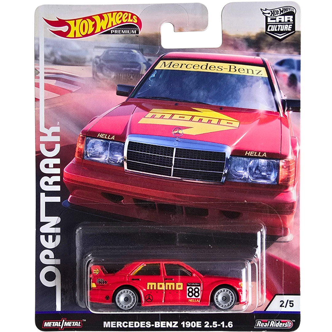 Hot Wheels Premium (Open Track) - Mercedes-Benz 190E 2.5-1.6