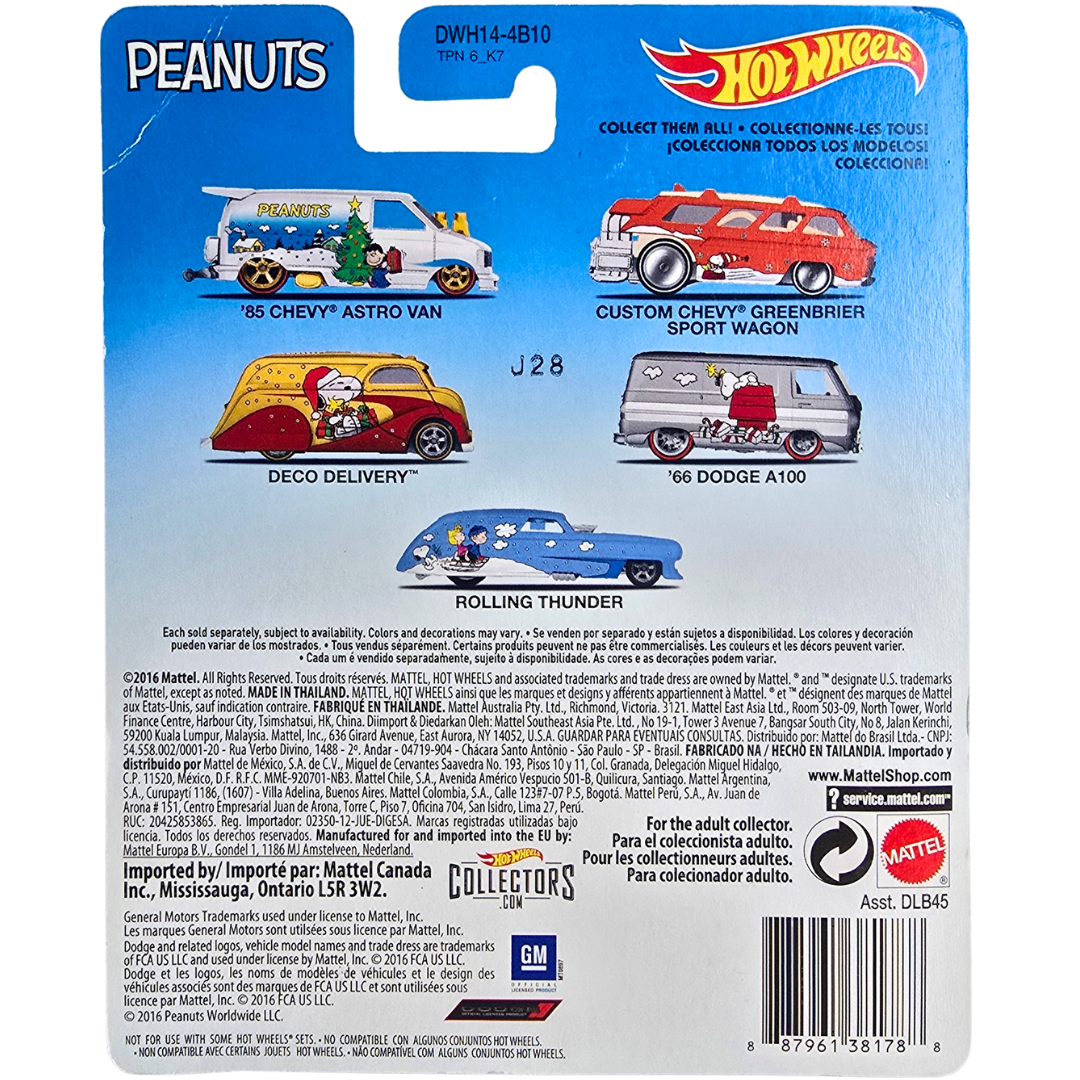 Hot Wheels Premium (Peanuts) - Custom Chevy Greenbrier Sport Wagon